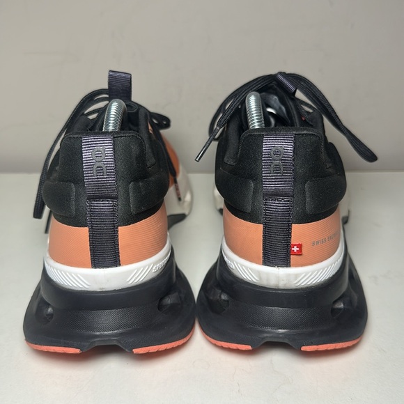 On Running Cloudnova x canyon salmon Coral and Black Athletic Shoes - Picture 2 of 9